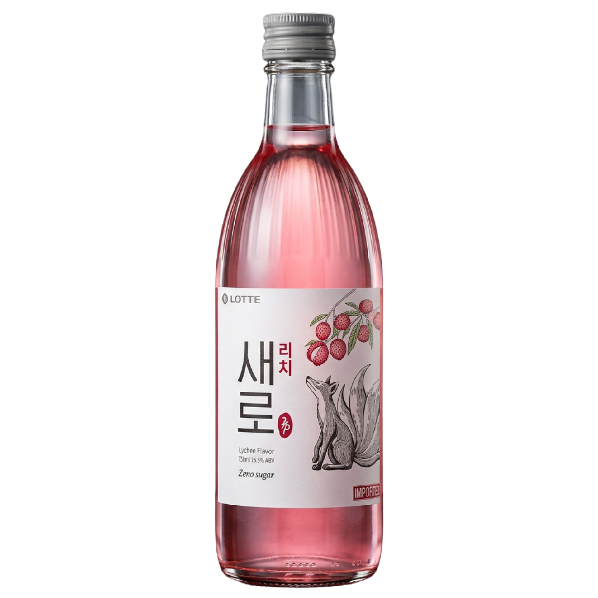 Soju coreano lychee