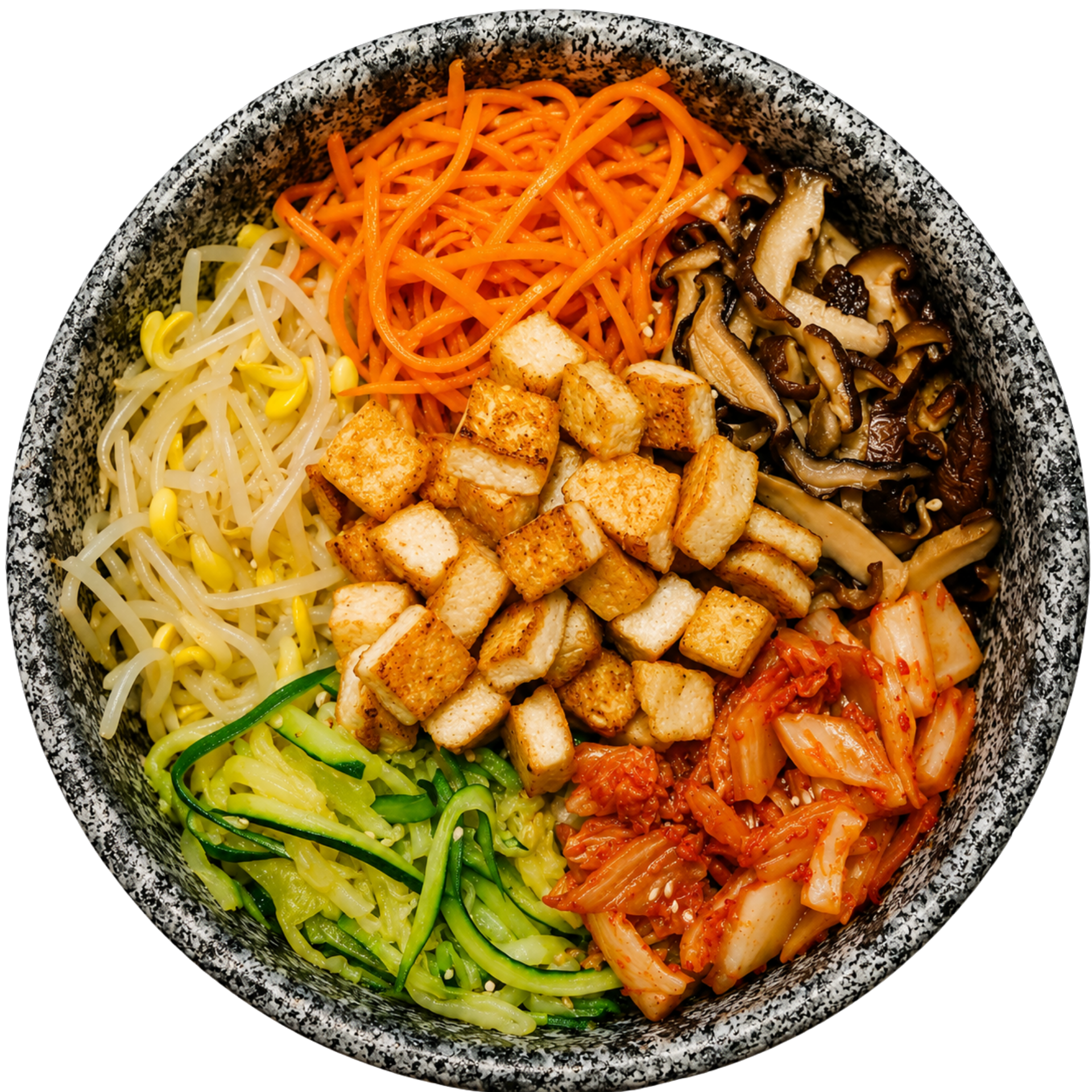 Bibimap con kimchi