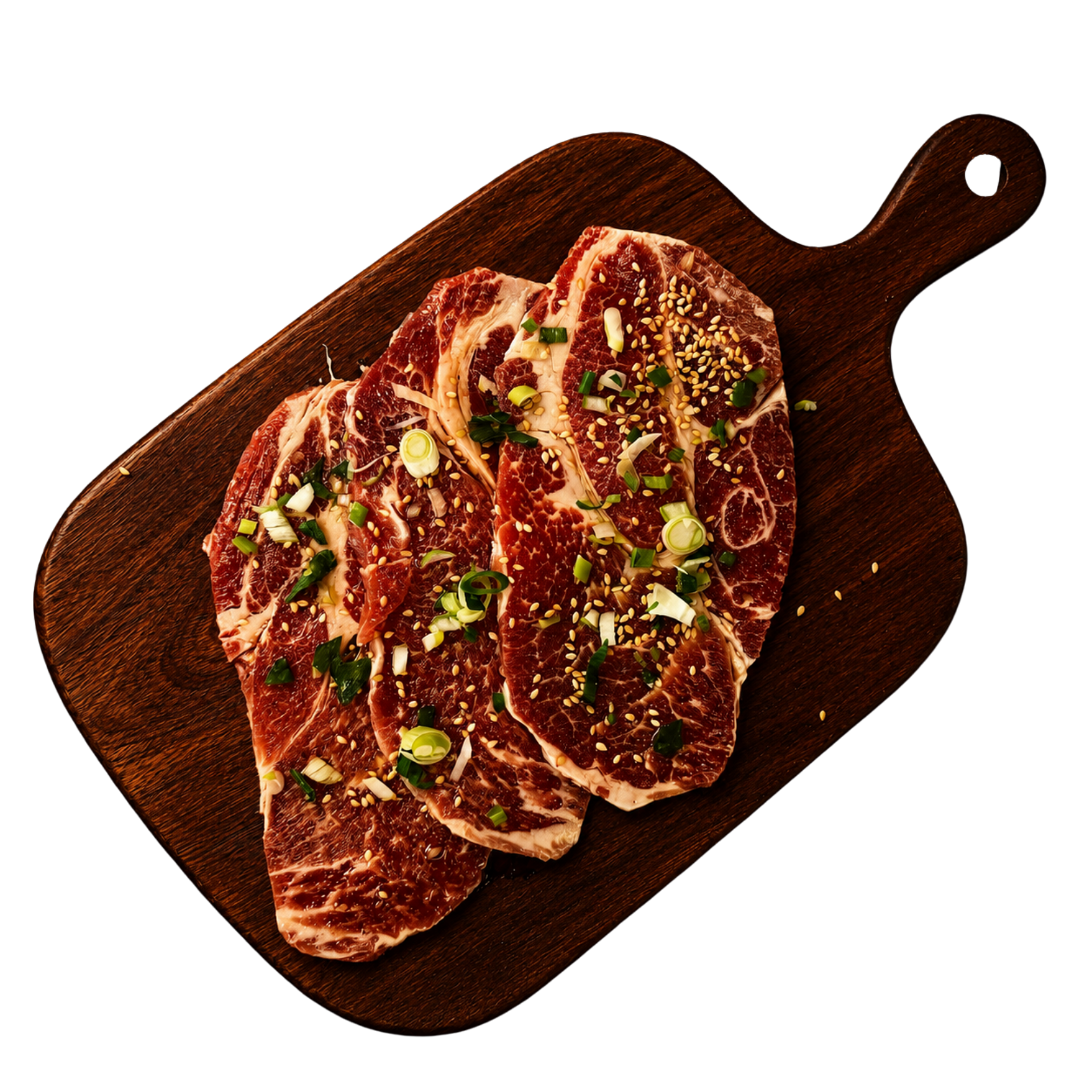Coppa di maiale marinata con frutta