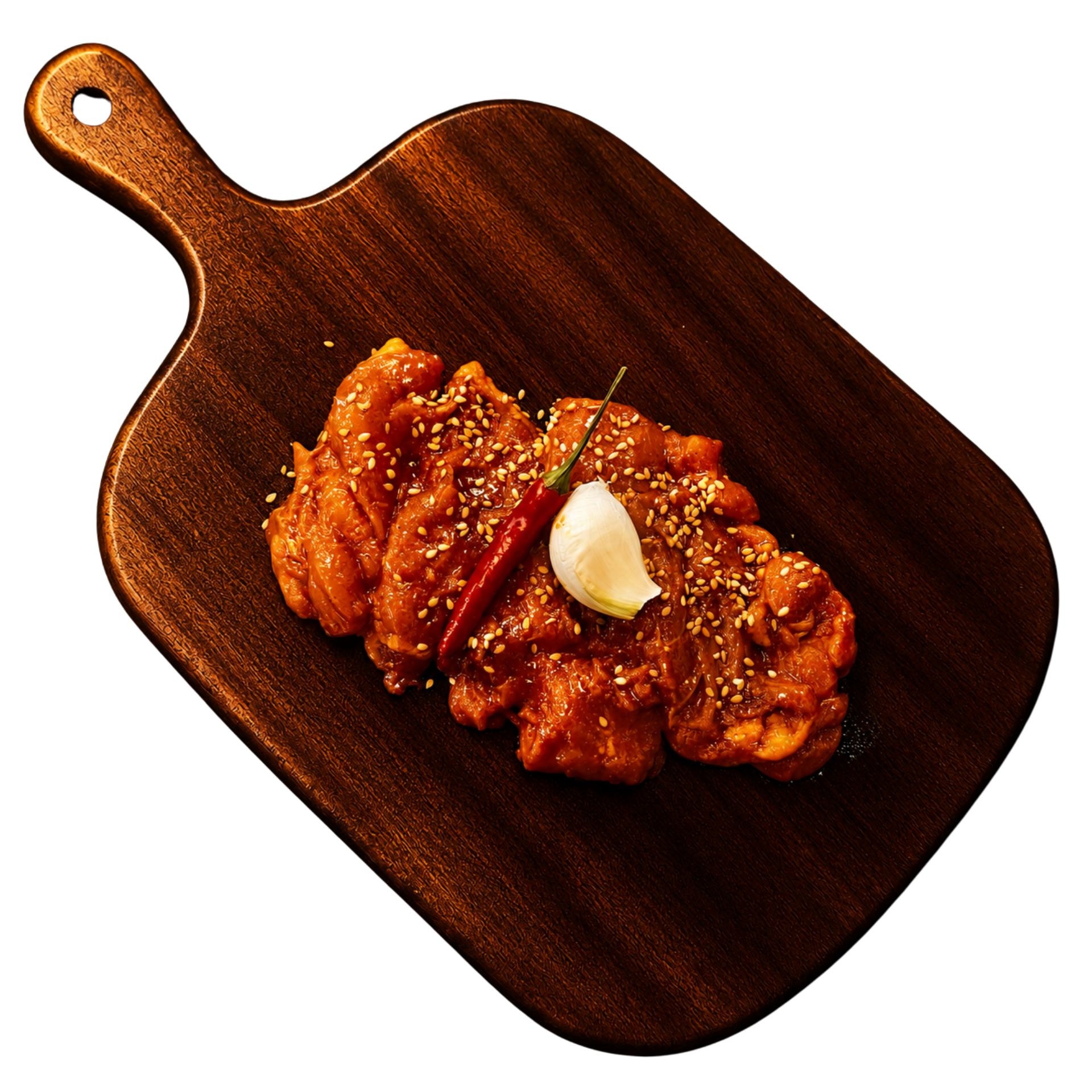 Pollo con salsa d'oriente