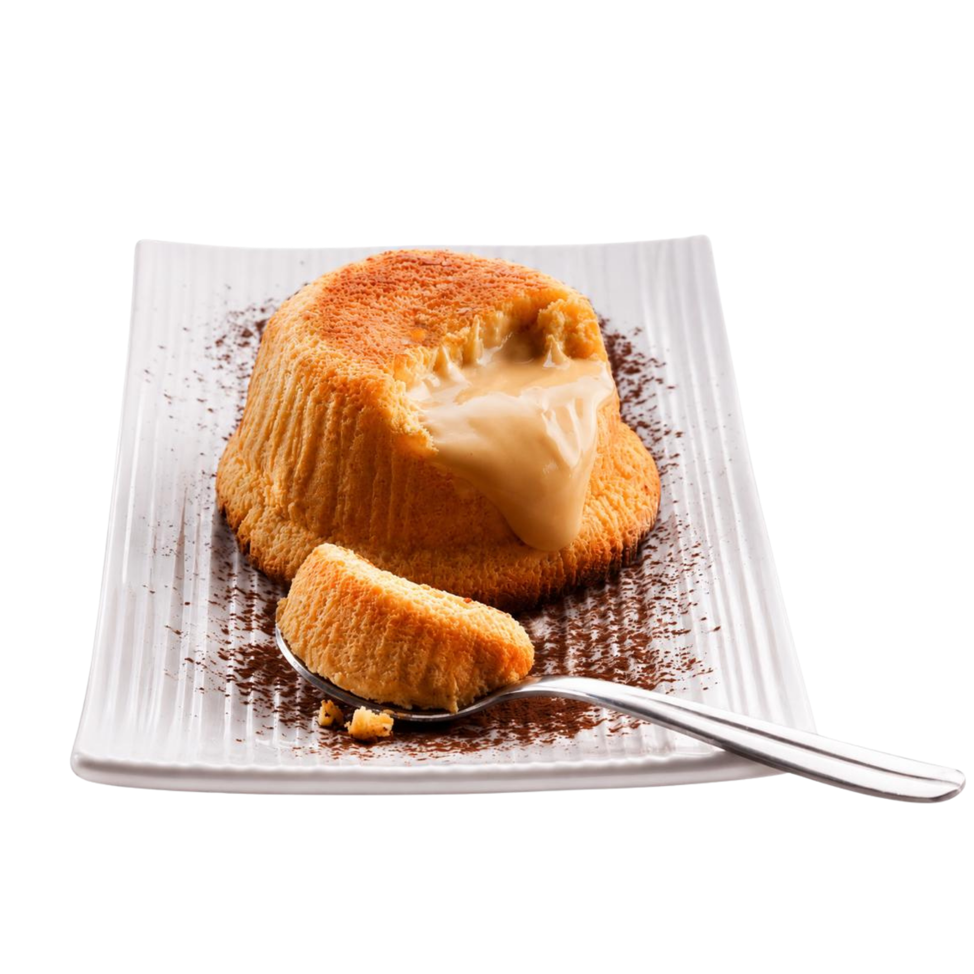 Soufflè cioccolato bianco